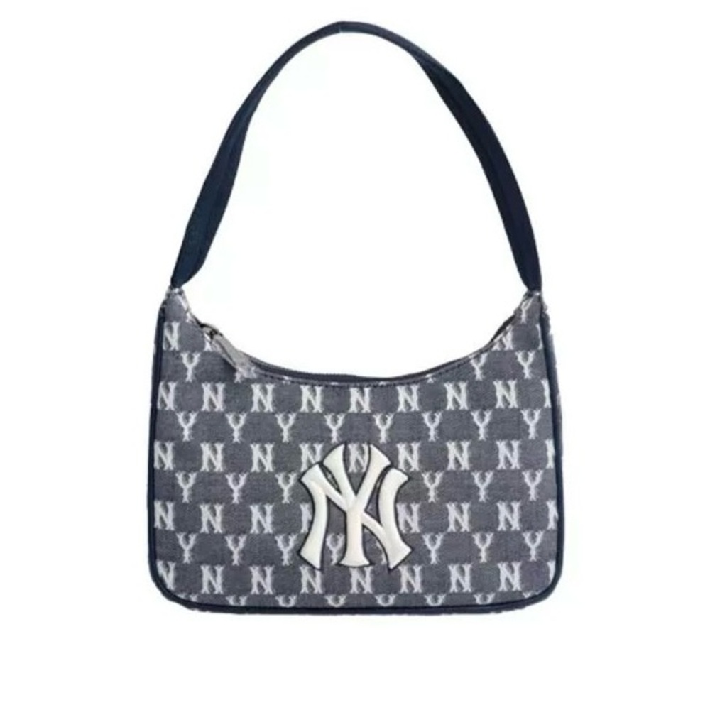 MLB Blue NY Logo Shoulder Bag